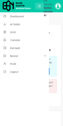 e-CASH - BSN Screen 2