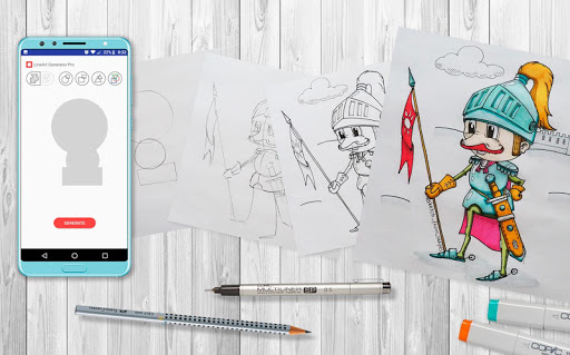 Android application LineArt Generator Pro screenshort
