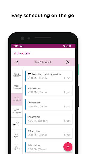 FitGen for Personal Trainer Screen 3
