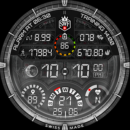 SWF Cipher Chrono Watch Face logo