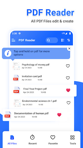 Android application PDF Reader App - Read All PDF screenshort