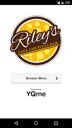 Android application Riley's Cafe screenshort