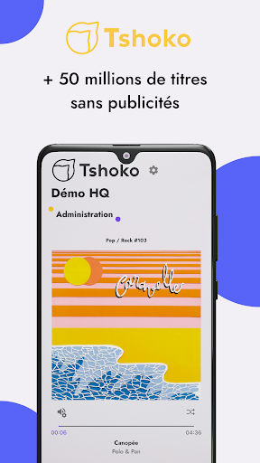 Android application myTshoko screenshort
