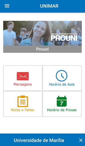 Consulta Notas e Faltas UNIMAR Screen 3