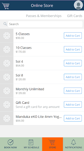 Yoga Sol Screen 3