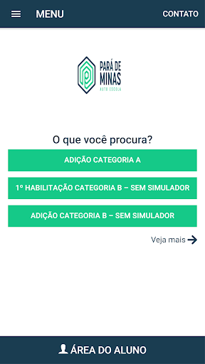 Android application Autoescola Pará de Minas screenshort