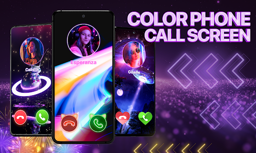 Android application Color Phone - Nice Call Screen screenshort