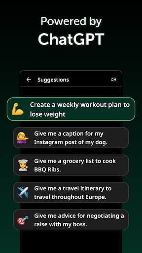 MAX - AI Chatbot Assistant Screen 2