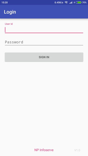 Android application AMCGEO screenshort