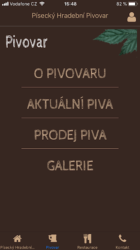 Písecký Hradební Pivovar Screen 2