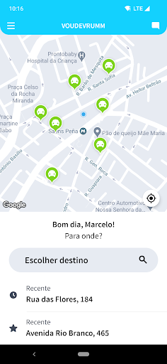 Android application VoudeVrumm screenshort