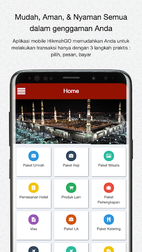 Android application HikmahGO screenshort
