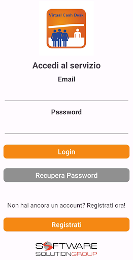 Android application VirtualCashDesk screenshort