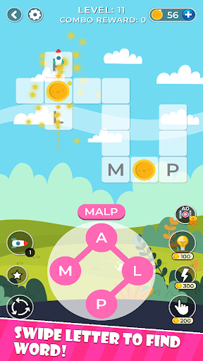 Android application WordsCapes Spell screenshort