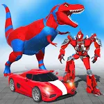 Cover Image of Download Dino Robot Transform Car Game  APK