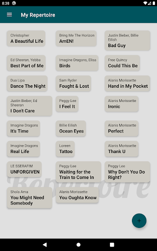 GigLyrics Screen 3