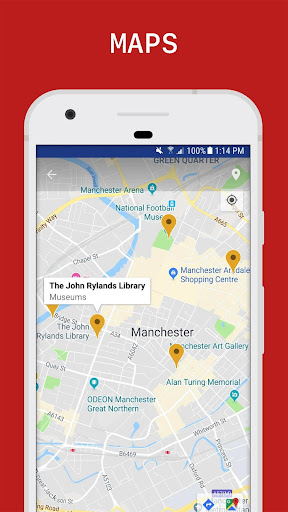 Manchester Travel Guide Screenshot