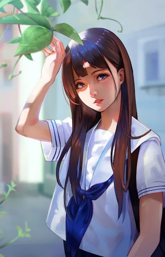Aesthetic Cartoon Girl