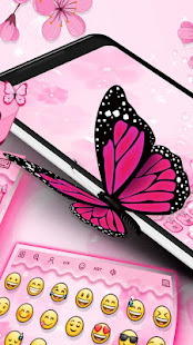 Cute Butterfly - Keyboard Theme