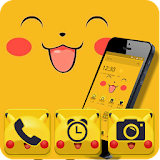cute cartoon Pikachu Theme wallpaper Cartoon icon