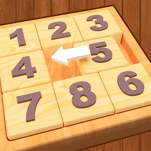 Number Wood Jigsaw logo