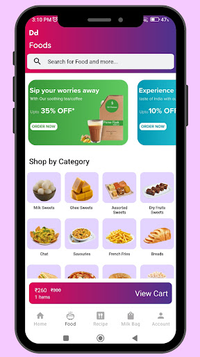 Dd Milmart-Madurai Milk App Screen 2