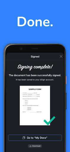 eSign App Screen 3