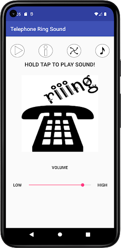 Android application Telephone Ring Sound screenshort