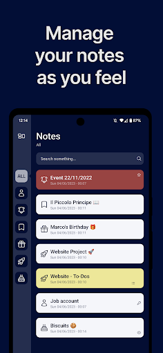 Android application Fast Memo - Notes in one click screenshort