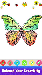 Screenshot 4 Butterfly Paint by Number Book android