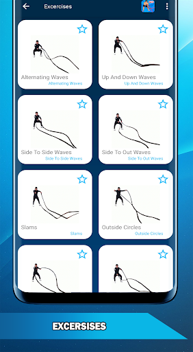 Battle ropes workout Screen 2