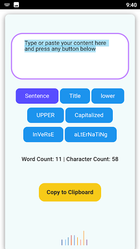 Case Converter Screen 2