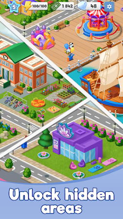 Game screenshot Riverside Merge - Build a City mod apk