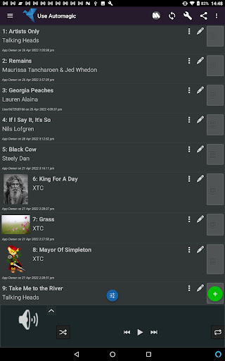 Android application Minnow Music and Audio screenshort