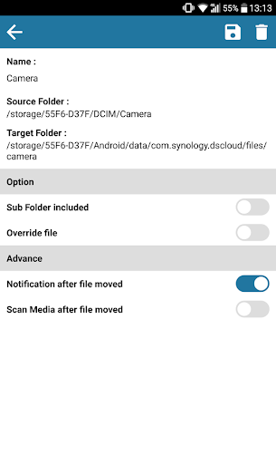Auto File Transfer (deprecated Screen 2