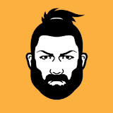 Beard in City icon
