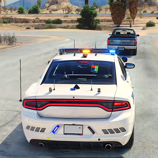 شرطة سيارة يطارد مجرم لعبة