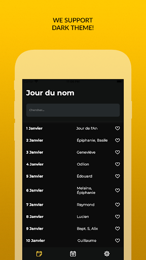 Namio - Name Day Calendar Screen 3
