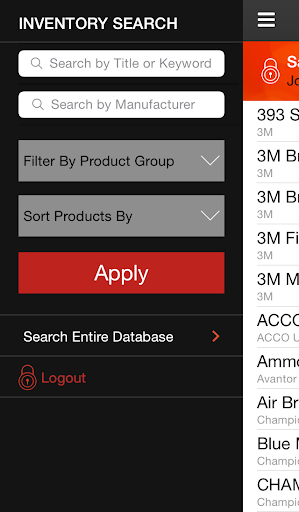 SDS BinderWorks Mobile Screen 2