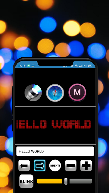 Easy scrolling text Led Scroller & Flashlight App 2022