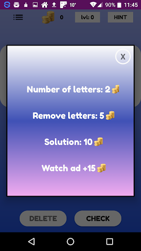 Riddles and asociations Screen 2