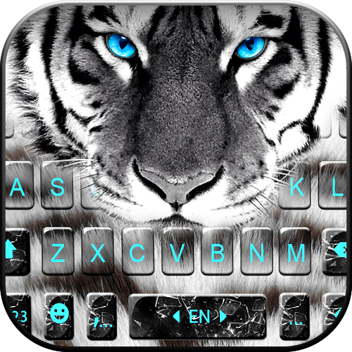 Fierce Tiger Eyes Keyboard The Header - AppWisp.com