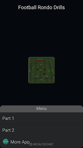 Android application Football Rondo Drills screenshort