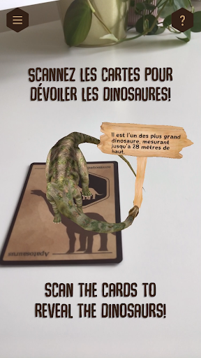 Android application Xplore Dino screenshort