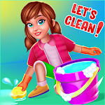 Cover Image of डाउनलोड Little girl cleanup game  APK