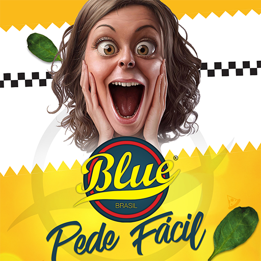 Blue Pede Fácil logo