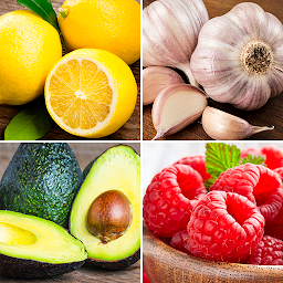 Mynd af tákni Fruits, Vegetables, Nuts: Quiz