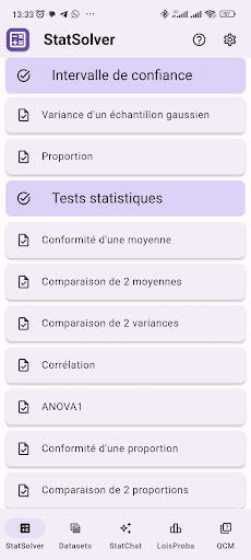 StatChat Screen 2
