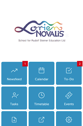 Android application Lorien Novalis School screenshort