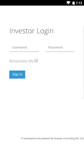 Android application WealthERP Investor screenshort